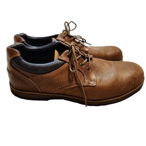 Izod Men's Tan Memory Foam Shoes Size 13